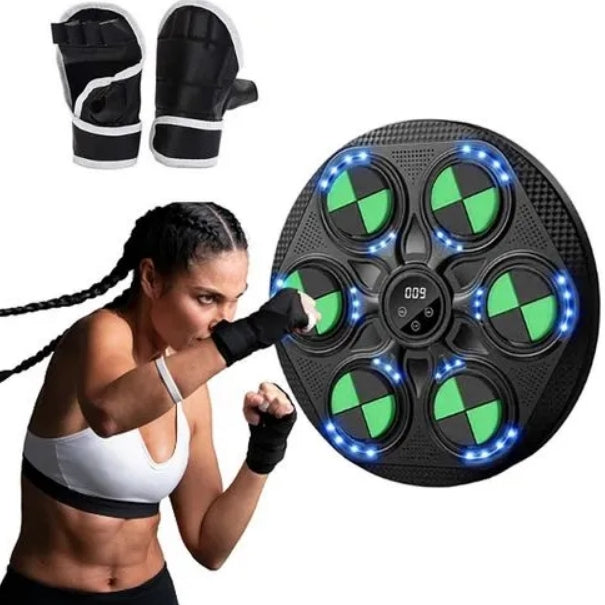 Máquina Boxeo Musical Guantes Bluetooth